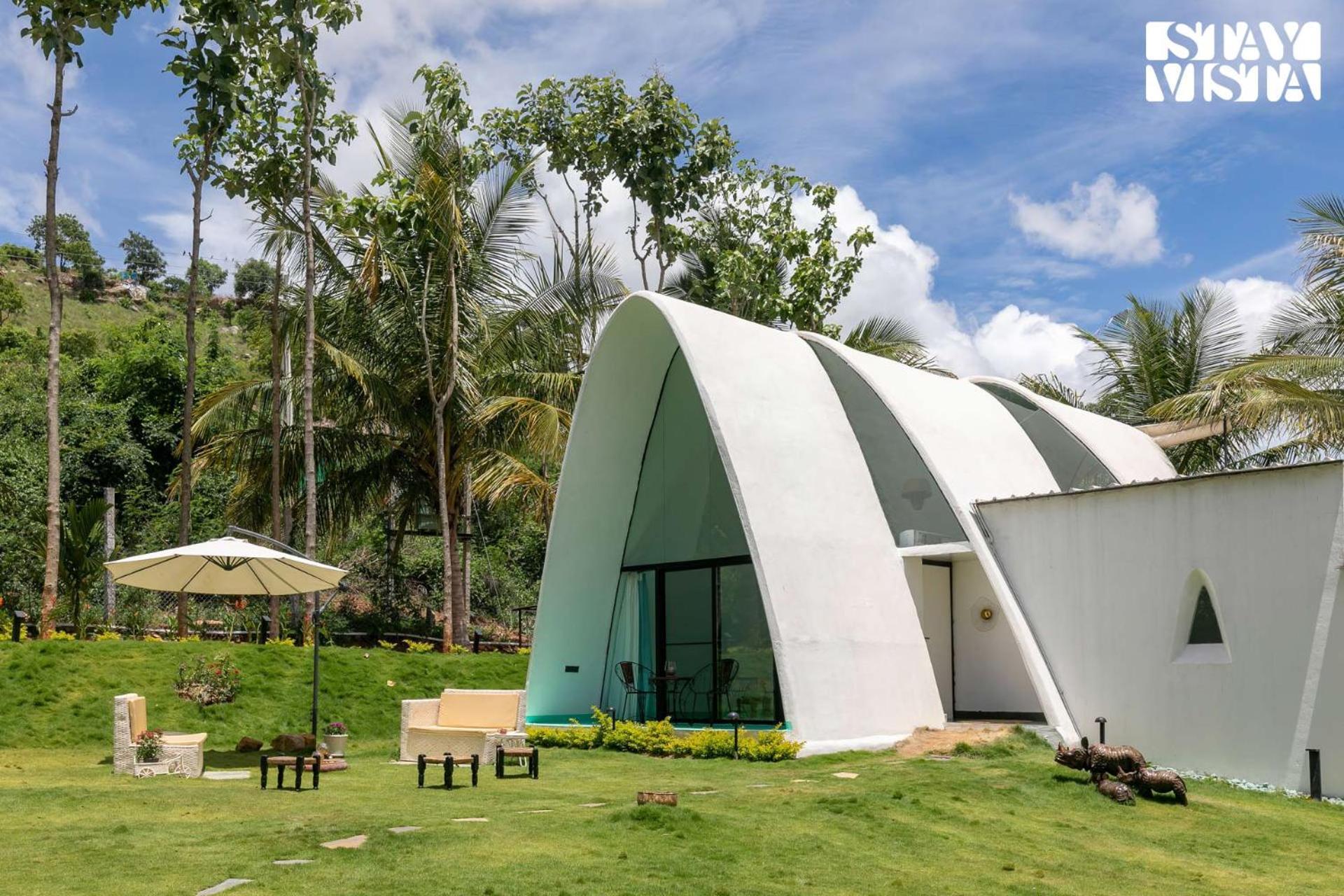 Stayvista At Shwaas Mysore With Private Pool Exterior foto